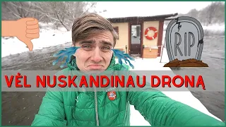 NUSKANDINAU NAUJĄ DRONĄ...