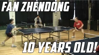 RARE FOOTAGE OF FAN ZHENDONG AT 10 YEARS OF AGE - VS THOMAS KAINATH!!