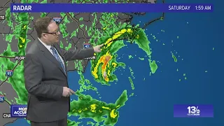 In the Tropics: Tropical Storm Ophelia has not made landfall, but nears NC as of 2 a.m. Saturday