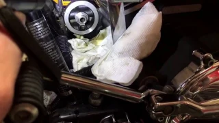 2008 Road glide oil cooler adapter repair