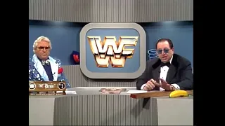 WWF Prime Time Gorilla Monsoon FURIOUS at Bobby Heenan!!! (01-23-1989)