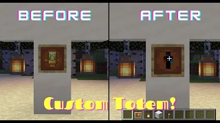 HOW TO GET A CUSTOM TOTEM OF UNDYING TEXTURE (Minecraft 1.19+)