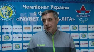 Кардинал-Рівне 2-6 ХІТ. Коментарі тренера Кардинал-Рівне Станіслава Гончаренка