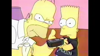 The Simpsons Michael Jackson Black or White Video Premier Thursday November 14 1991.