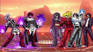 [KOF Mugen] AD Orochi Iori Vs Kyo Kusanagi, Element Team