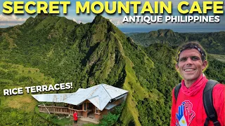 HIDDEN FILIPINO RICE TERRACE CAFE - Antique Mountains Surprised Me (Climbing Philippines)