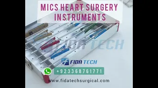 Mitral Valve Repair Heart Surgery Instruments VATS Keyhole Tricuspid MICS Minimally Invasive debakey