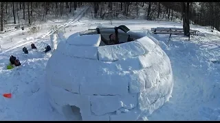 Постройка иглу своими руками с нуля