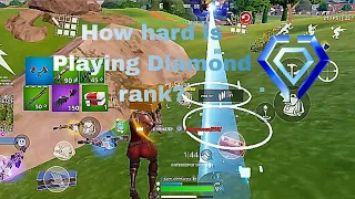 Is it that hard to play at Diamond 1 rank?? FORTNITE MOBILE RANKED GAMEPLAY