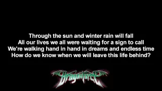 DragonForce - Trail Of Broken Hearts | Lyrics on screen | HD