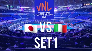 JAPAN🇯🇵 vs ITALY 🇮🇹 VNL 2022 MEN'S Week 2 Set 1