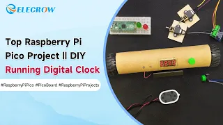 Top Raspberry Pi Pico Project | DIY Running Digital Clock