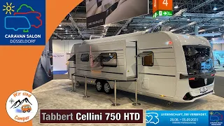 Ein Wahnsinns Wohnwagen | Tabbert Cellini 750 HTD mit Slide Out 2022 | Caravan Salon 2021