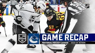 Los Angeles Kings vs Vancouver Canucks | February 29, 2024 | Game Highlights | NHL Regular Season