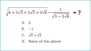 Math Olympiad Square Roots - A method you should learn!