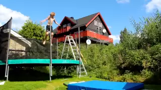 Extreme Trampoline Tricks 2! [Landed Cork 18, Triples, etc!]