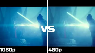 1080p vs 480p (Emperor Palpatine vs Rey)
