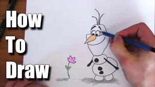 How To Draw: Olaf from Frozen