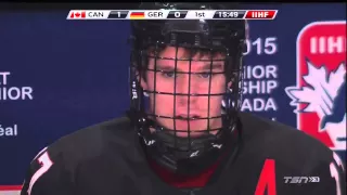 Connor McDavid's Goal Against Germany  December 27th 2014  2015 IIHF World Juniors  Day 2  HD