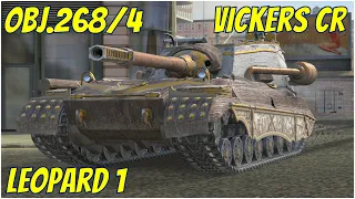 Leopard 1, Object 268/4 & Vickers CR ● WoT Blitz