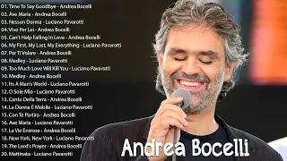 Andrea Bocelli, Luciano Pavarotti Greatest Hits 2023🎼Best Songs Of Andrea Bocelli, Luciano Pavarotti