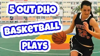 Dribble Hand Off 5 Out Basketball Plays