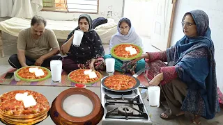 Gaon Ki Dophar Ka Special Khana butter lassi Special Roti Ke Sath || Food Street || Irma's famil