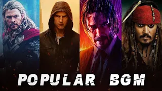 Top 10 Hollywwod BGM | Movie themes ft.Jacksparrow, John wick, Avengers, Thor, Departed, Shang chi