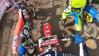 Joakim Karlsson 's RWJ's 1996 HRC Cr 250  Vs Stock 1995 Cr 250 @ Foxhills VMXDN