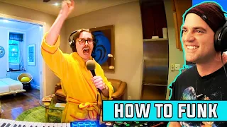 HOW TO FUNK IN TWO MINUTES - Marc Rebillet Reaction / Music Teacher, maybe Vocal Coach Reacts !