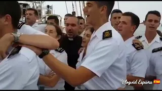 Maravilloso Momento a Bordo del Juan Sebastián de Elcano.