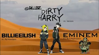 Billie Eilish Ft Eminem preforming Dirty Harry by Gorillaz A i  Version