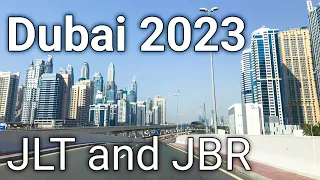 Dubai Marina & Jumeirah Beach Residence (JBR) Morning Drive | 4k Driving Tour | Dubai Drive