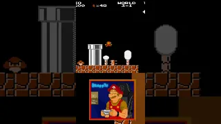 Super Mario Bros. SEHR KNAPP #mariobros #nintendo #mario #supermario #gameplay #funny #shorts #retro