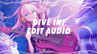 dive in! - jeleel!「edit audio」