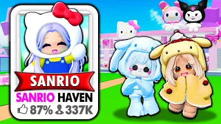 I Created a SANRIO Brookhaven Roblox Game..