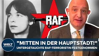 BERLIN: "Hat Deutschland in Atem gehalten" RAF-Terroristin Daniela Klette gefasst