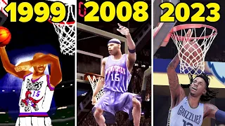 Dunk Contest Evolution on NBA GAMES (1999-2023)