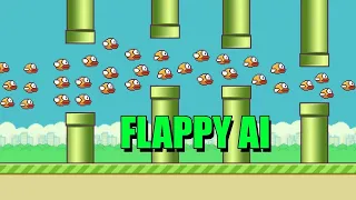 AI Learns To Play Flappy Bird - neural network (genetic algorithm)