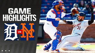 Tigers vs. Mets Game 2 Highlights (4/4/24) | MLB Highlights