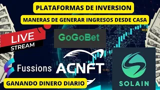 PLATAFORMAS DE INVERSION🤑GENERA INGRESOS POR INTERNET🤑SORTEO 10$🤑CUANDO SE PUEDE GANAR?