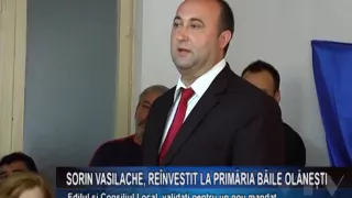 Sorin Vasilache, reinvestit la Primaria Baile Olanesti