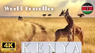 FLYING OVER KENYA (4K UHD) - Relaxing Music With Amazing Beautiful Nature Scenery