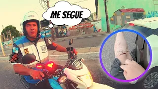 FILMEI MEU ACIDENTE DE MOTO & FUI ESCOLTADO PELA POLÍCIA