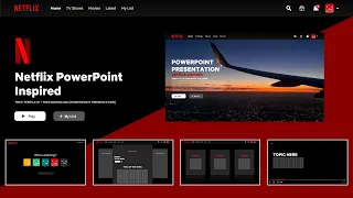 POWERPOINT PRESENTATION #3 NETFLIX INSPIRED | FREE TEMPLATE + DOWNLOAD (ppt)