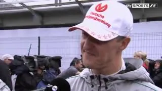 Interview with Michael Schumacher after the race, Brazilian GP 2012