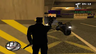 GTA San Andreas Las Venturas Police Station Shootout+ Six Star Escape