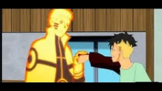 Naruto vs Kawaki   Naruto stops kawaki rampage   Naruto meets kawaki and Adopts him