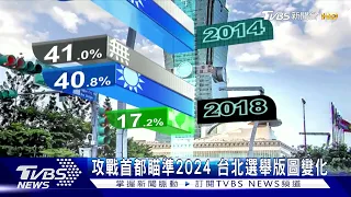 攻戰首都瞄準2024 台北選舉版圖變化｜TVBS新聞