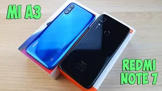 XIAOMI MI A3 VS REDMI NOTE 7 - ЧТО ВЫБРАТЬ? ПОЛНОЕ СРАВНЕНИЕ